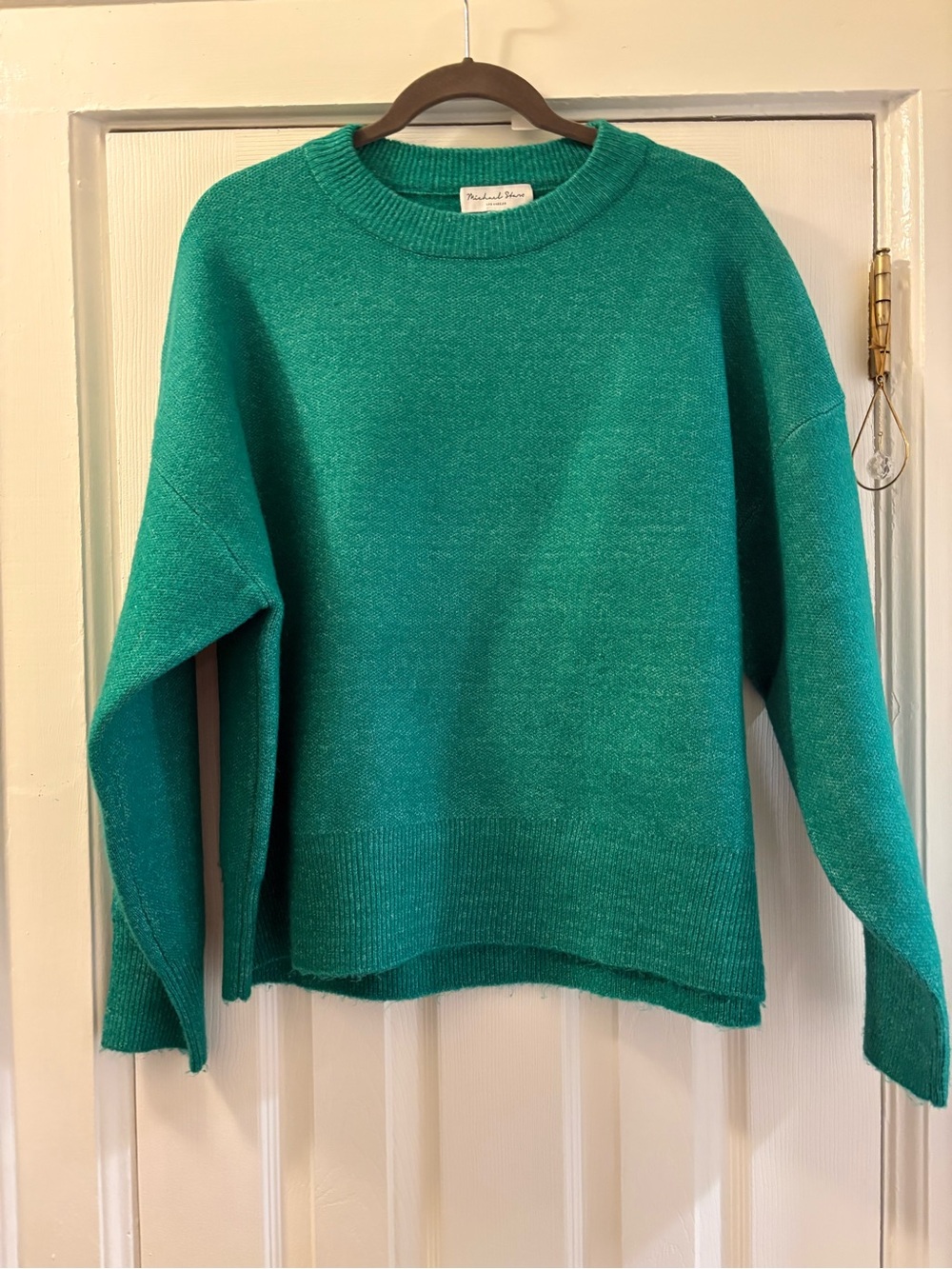 Michael Stars Teal Crewneck Sweater
